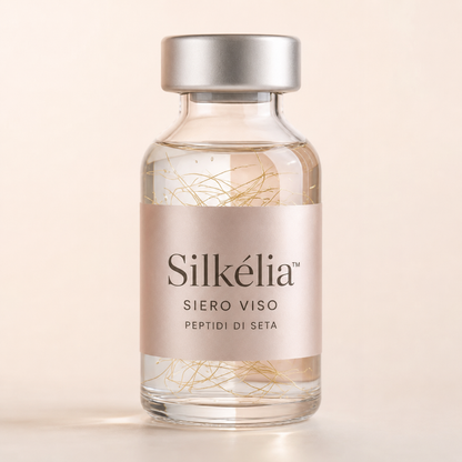 Silkélia siero viso ai peptidi di seta